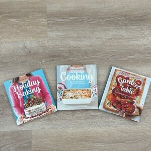 American Girl x Williams Sonoma Cookbook Set of 3 Garden to Table Holiday Baking